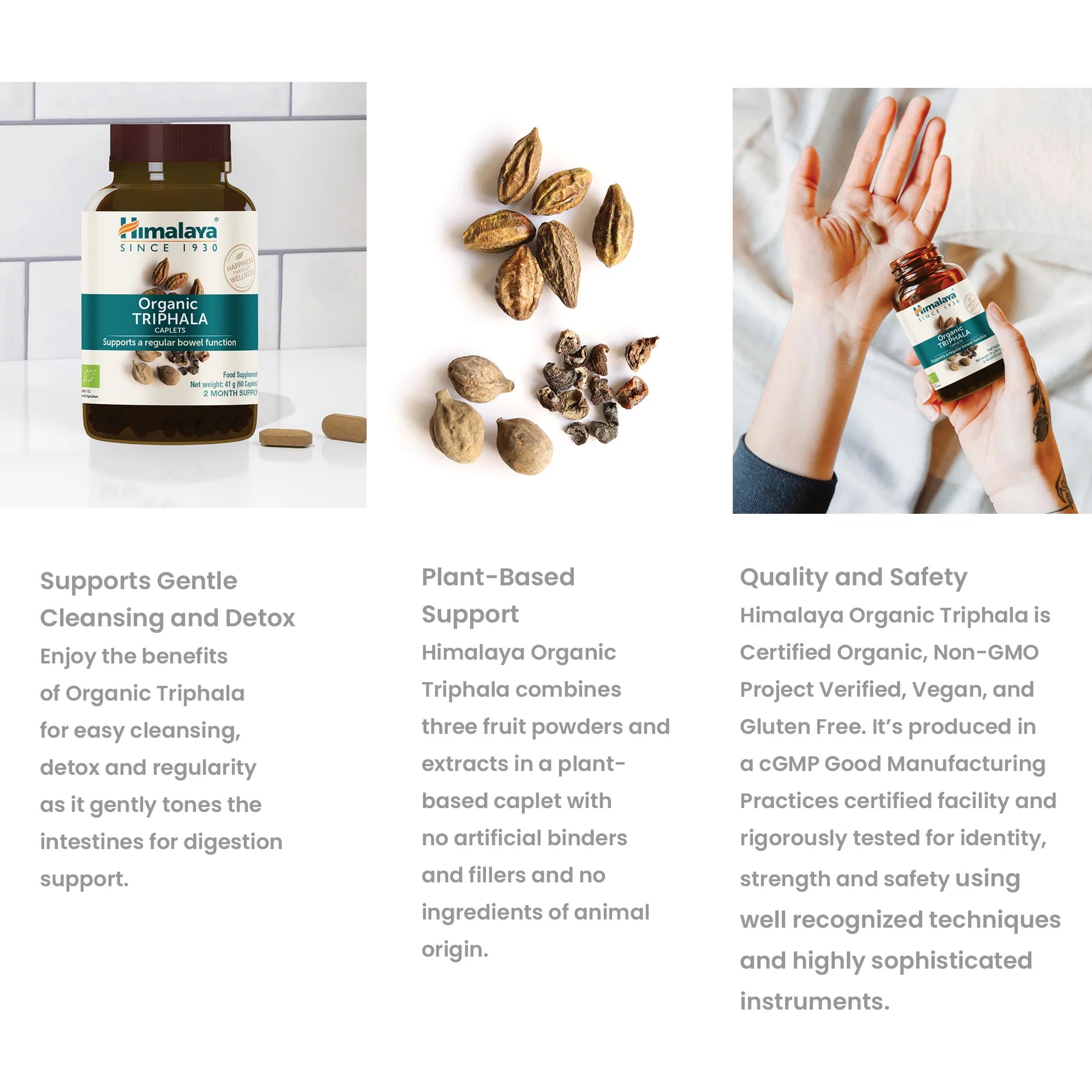 ORGANIC TRIPHALA 60 TABLETA