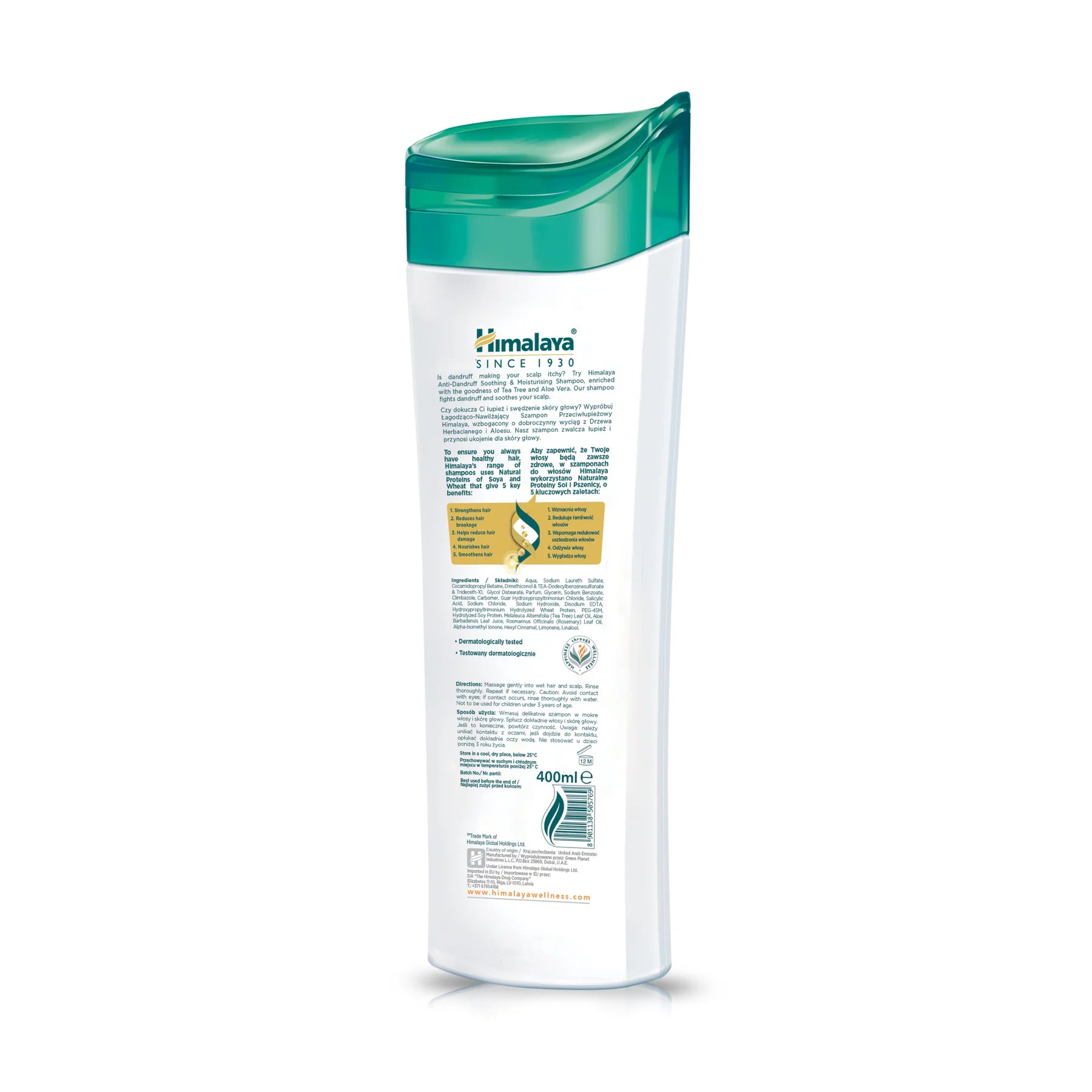 HIMALAYA ANTI-DANDRUFF SHAMPOO 400ML