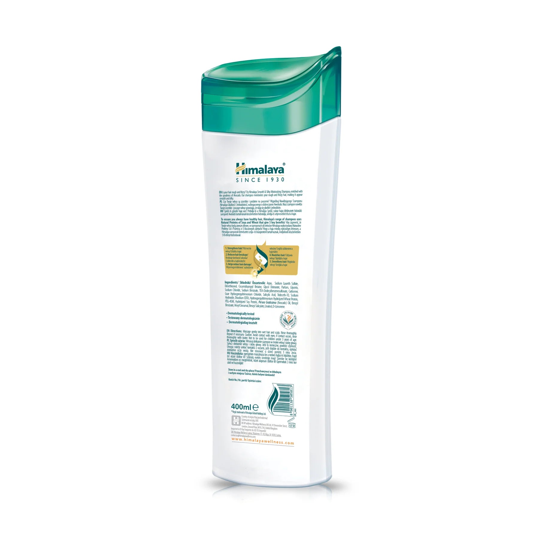 HIMALAYA SMOOTH & SILKY SHAMPOO 400ML