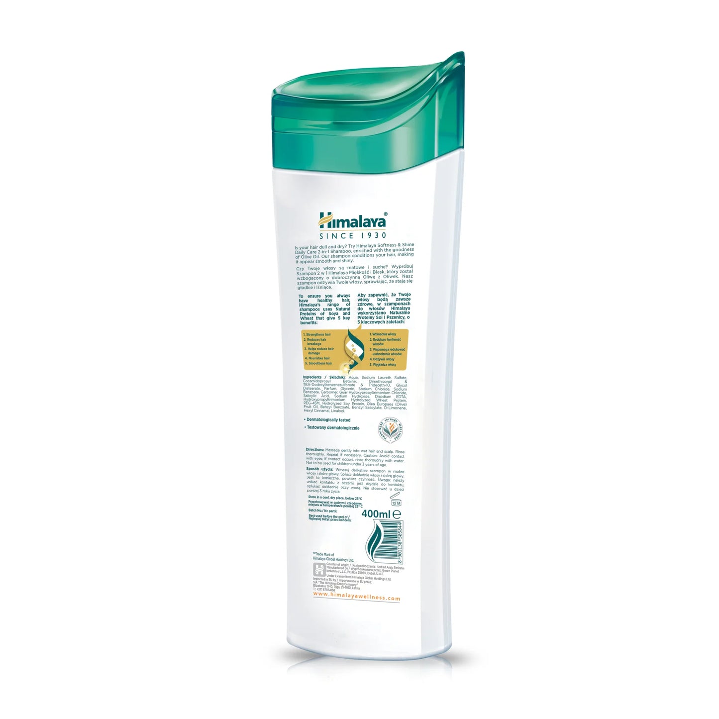 HIMALAYA SOFTNESS & SHINE SHAMPOO 400ML