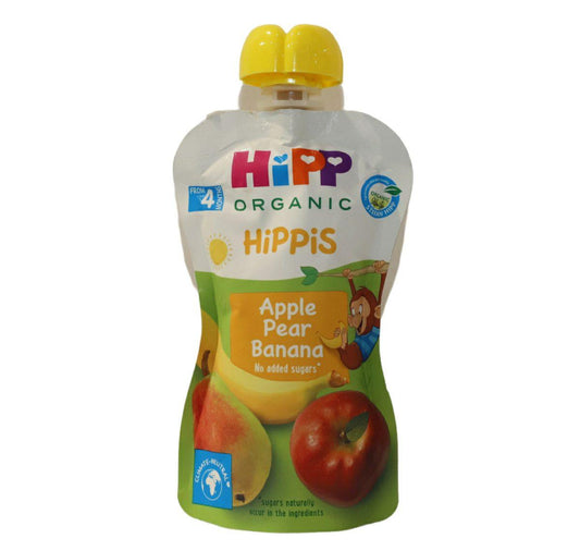 Hippis Pouch Apple Pear Banana 4M+ - Halsa