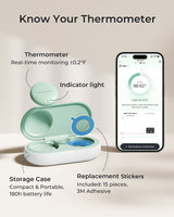 Momcozy Smart Baby Thermometer – Medical-Grade Accuracy & Real-Time App Monitoring