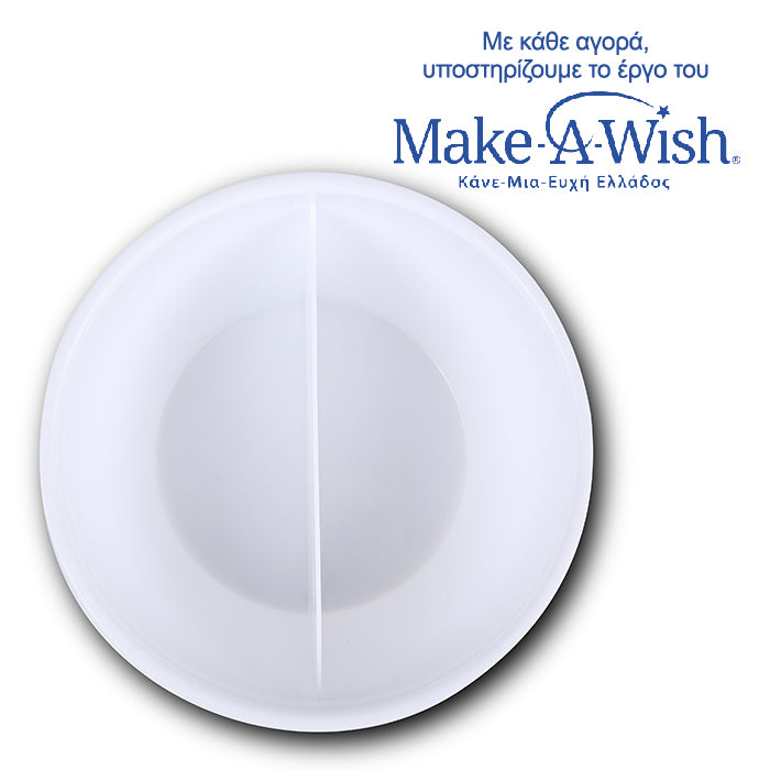 Round stainless steel insulated lunch box "We Care", pink 850ml