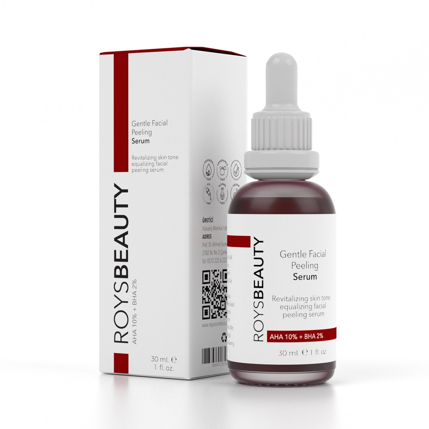 Ölü Deri Hücrelerini Arındırıcı Yüz Peeling Serum