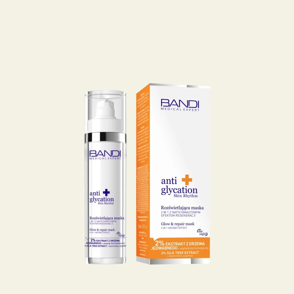 BANDI ANTI GLYCINATION  Glow & Repair Mask 2 in 1 Instant Effect