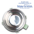 Round stainless steel insulated lunch box "We Care", green 850ml