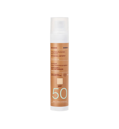 Red Grape Tinted Daily Sunscreen Face Cream SPF50 50ml