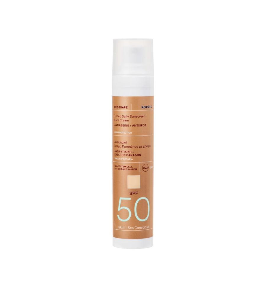 Red Grape Tinted Daily Sunscreen Face Cream SPF50 50ml