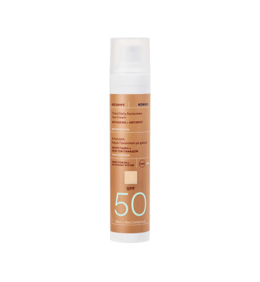 Red Grape Tinted Daily Sunscreen Face Cream SPF50 50ml