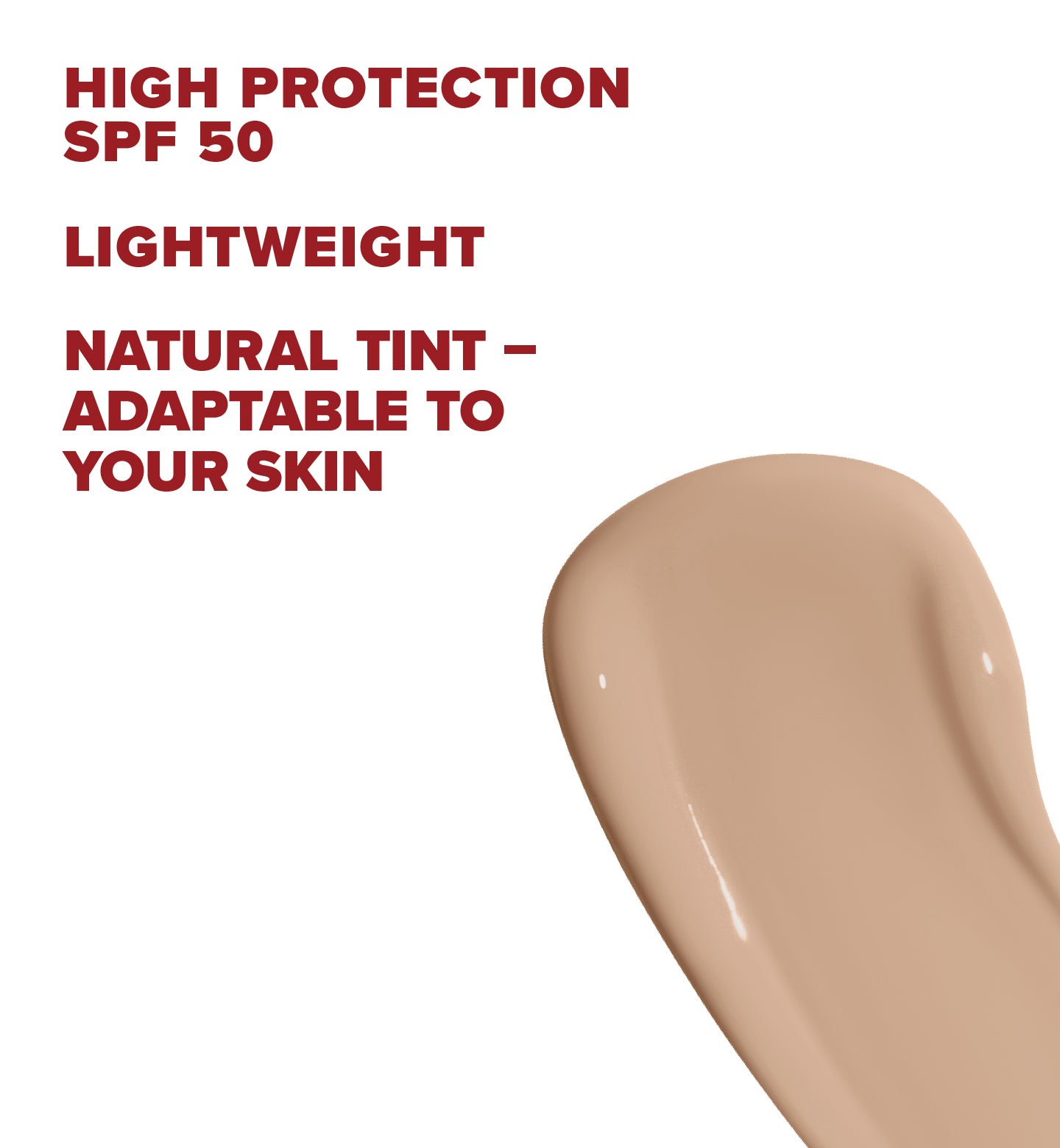 Red Grape Tinted Daily Sunscreen Face Cream SPF50 50ml