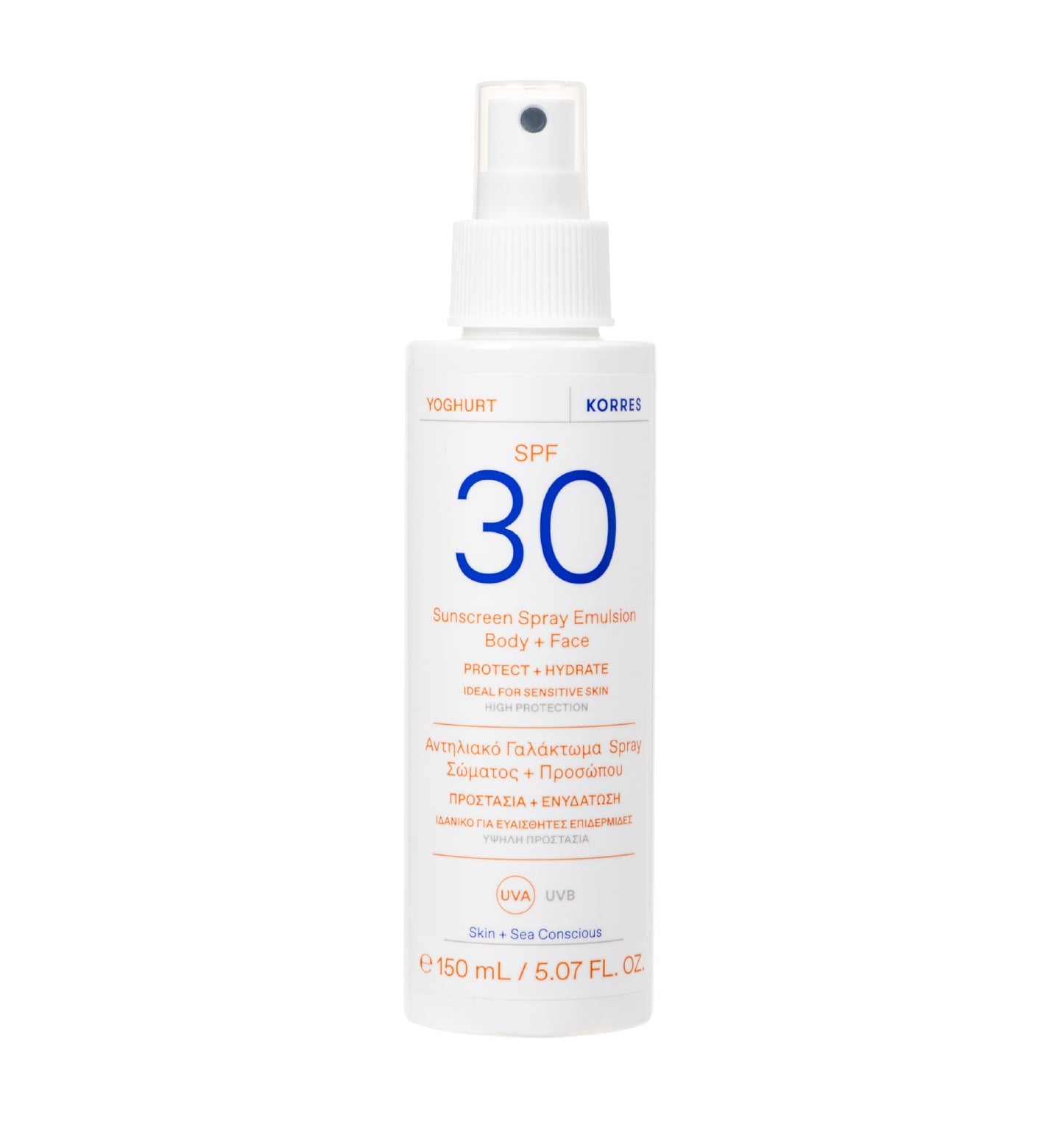 Yoghurt Sunscreen Spray Emulsion Body + Face SPF 30 150ml