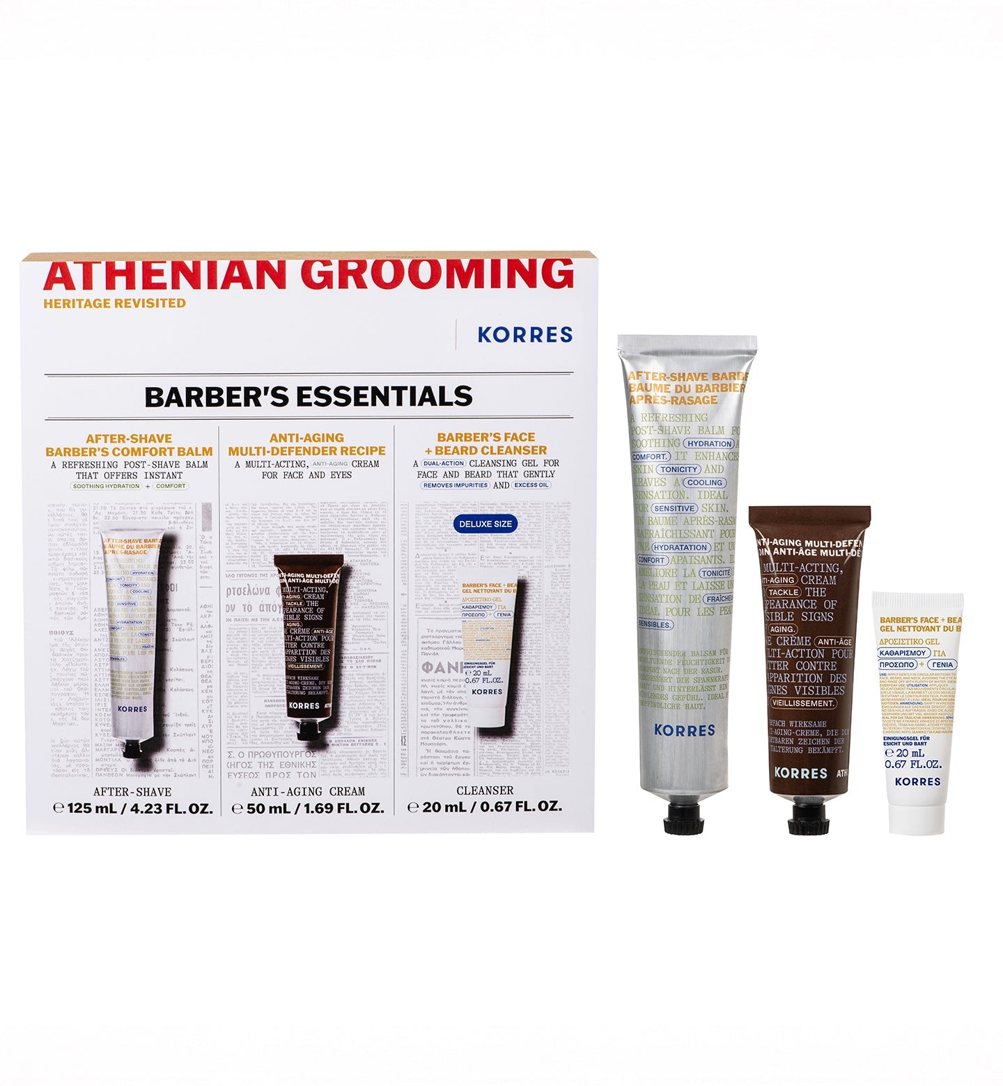 Athenian Grooming Barber's Essentials Set (Worth £53.84)