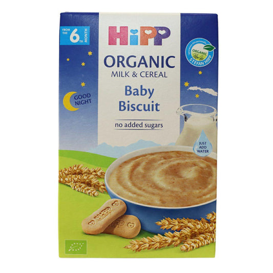 Hipp Milk &amp; Cereal Baby Biscuit 6M+ 250g - Halsa