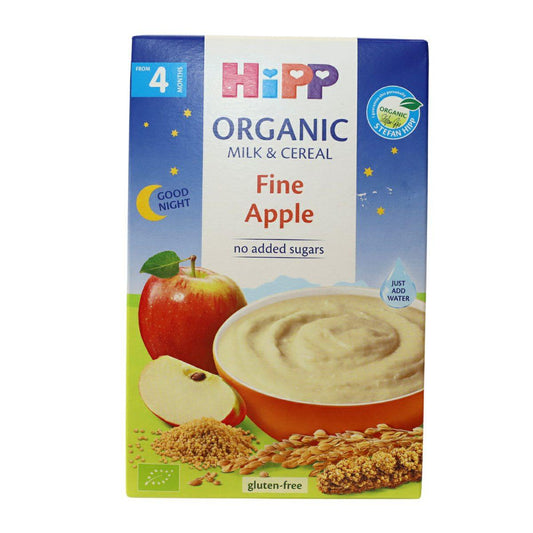 Hipp Milk &amp; Cereal Fine Apple Night 4M+ 250g - Halsa