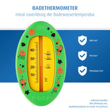 Bath thermometer oval - green