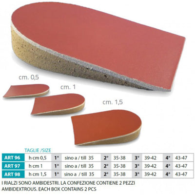 98 OK PED Heel Thickness Pads 1.5 cm