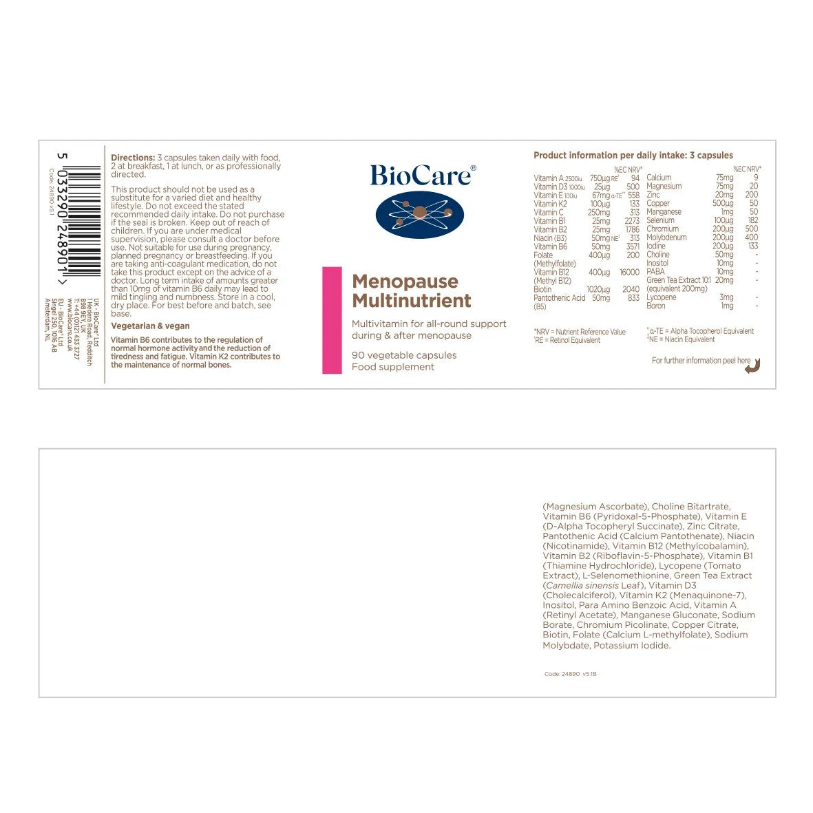 Menopause Multinutrient