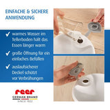 Warming plate with suction cup