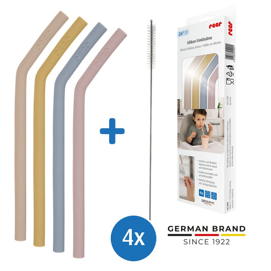 Silicone drinking straws