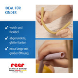 Silicone drinking straws