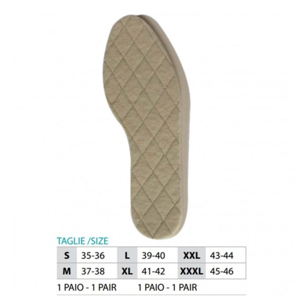 126 Thermal Insole In Wool (Shtroje kepucesh termike)