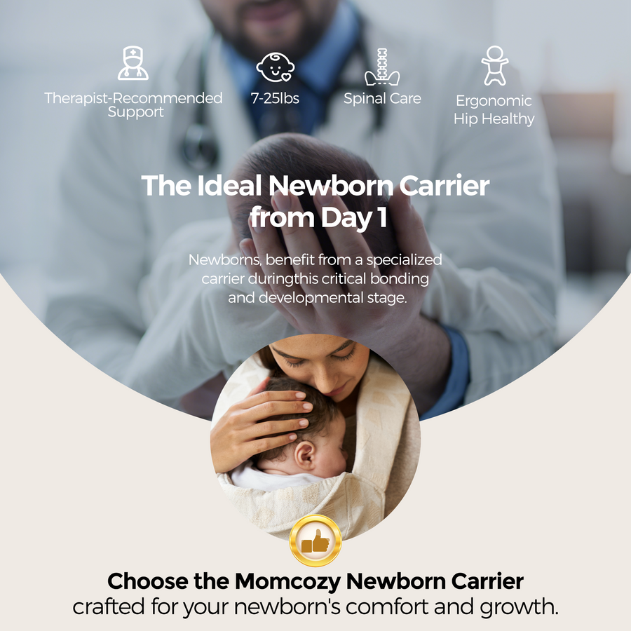 Momcozy WeeSnug Newborn Carrier (0-12M)