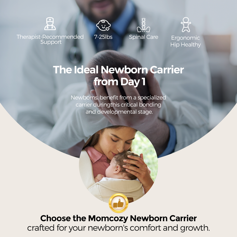 Momcozy WeeSnug Newborn Carrier (0-12M)