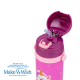 Stainless steel insulated water bottle "We Care", Pink Unicorn 500ml