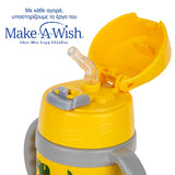 Stainless steel insulated water bottle "We Care" yellow 300ml