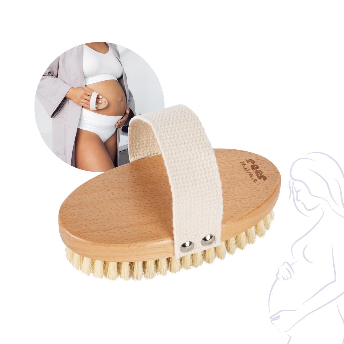 reer mama Massage brush