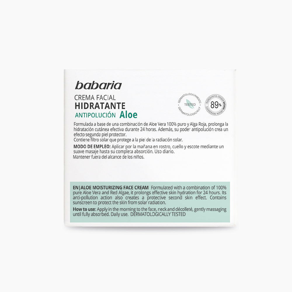 Moisturizing Aloe Vera Facial Cream