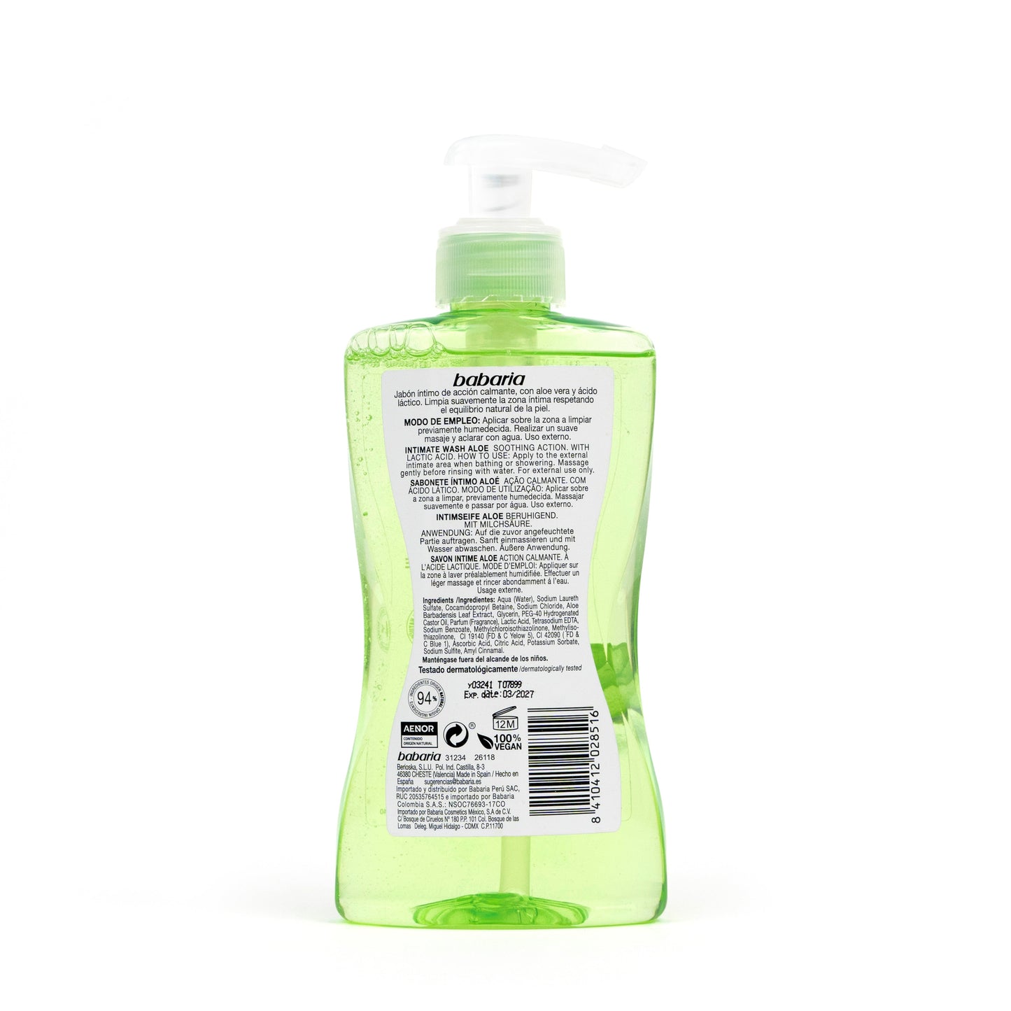 JABÓN ÍNTIMO ALOE VERA