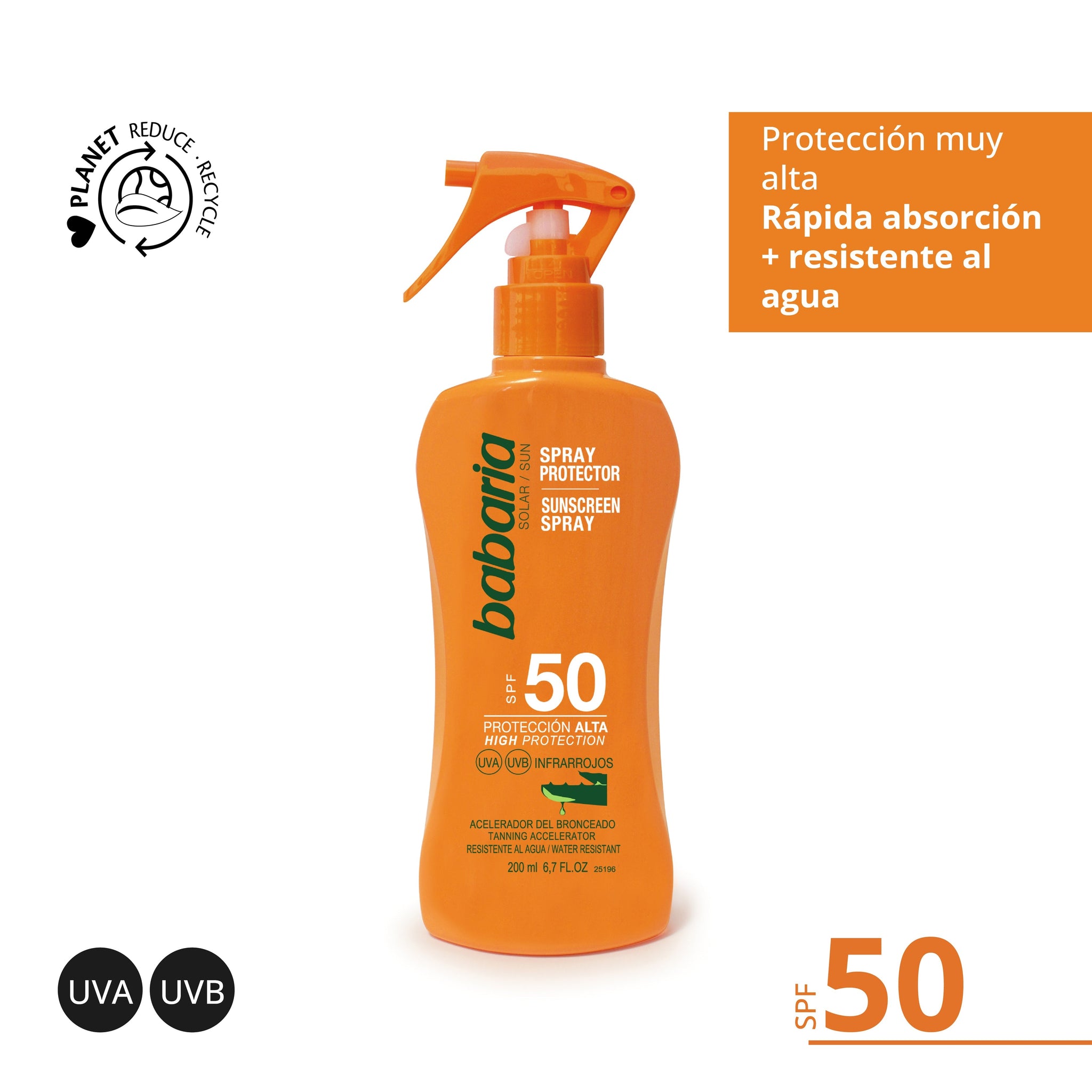Spray Solar SPF50 X 200 ML