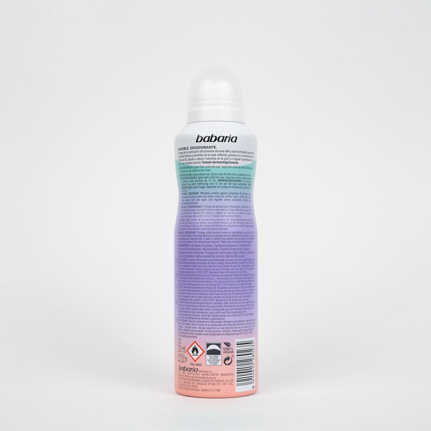 DEO SPRAY INVISIBLE