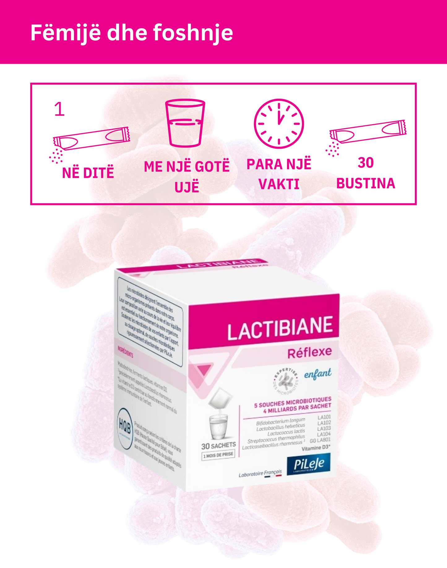 PiLeJe Lactibiane Reflexe Enfant *30 Bustina