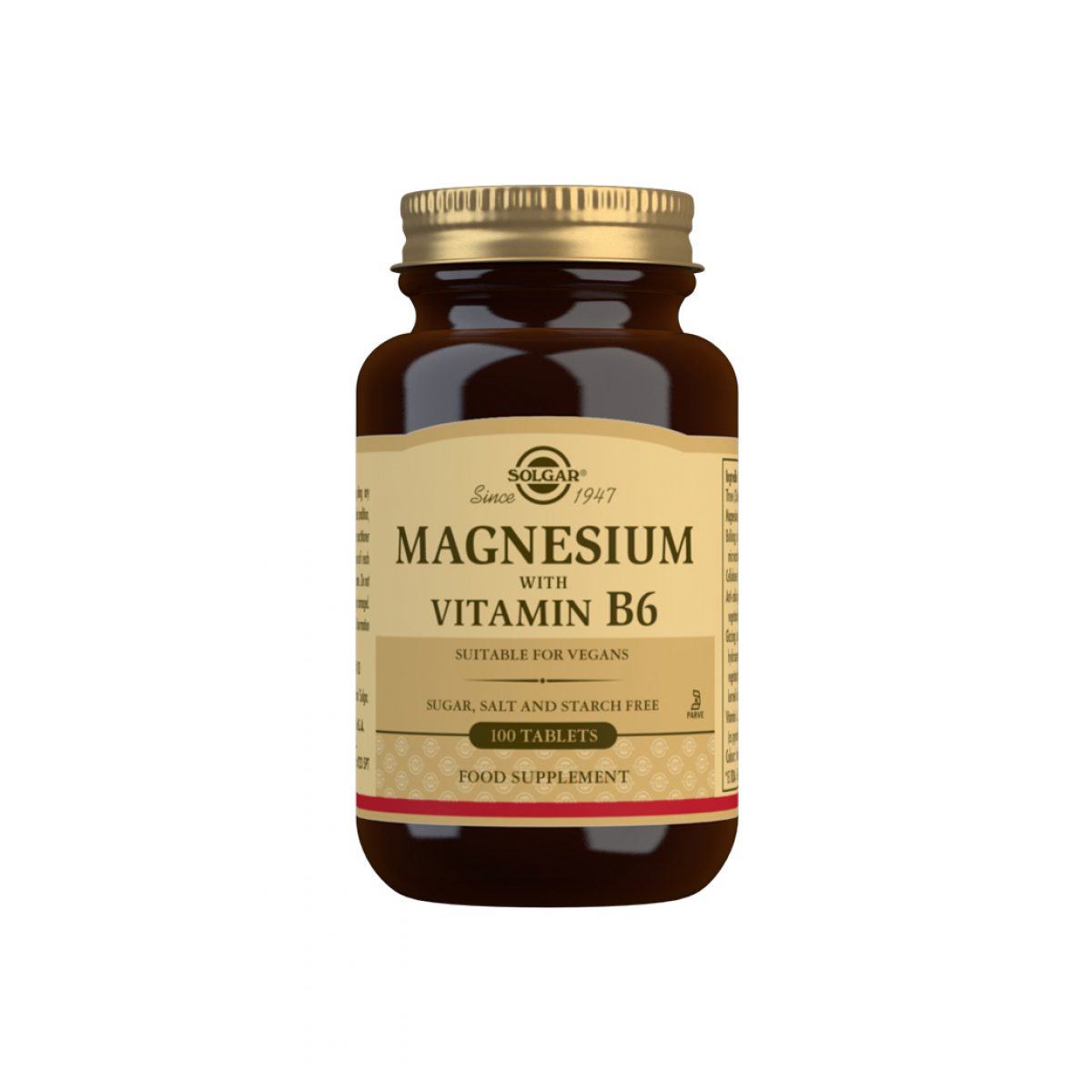 Solgar Magnesium + Vitamin B6*100 Tab