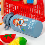 Aluminum water bottle "We Care" blue 400ml