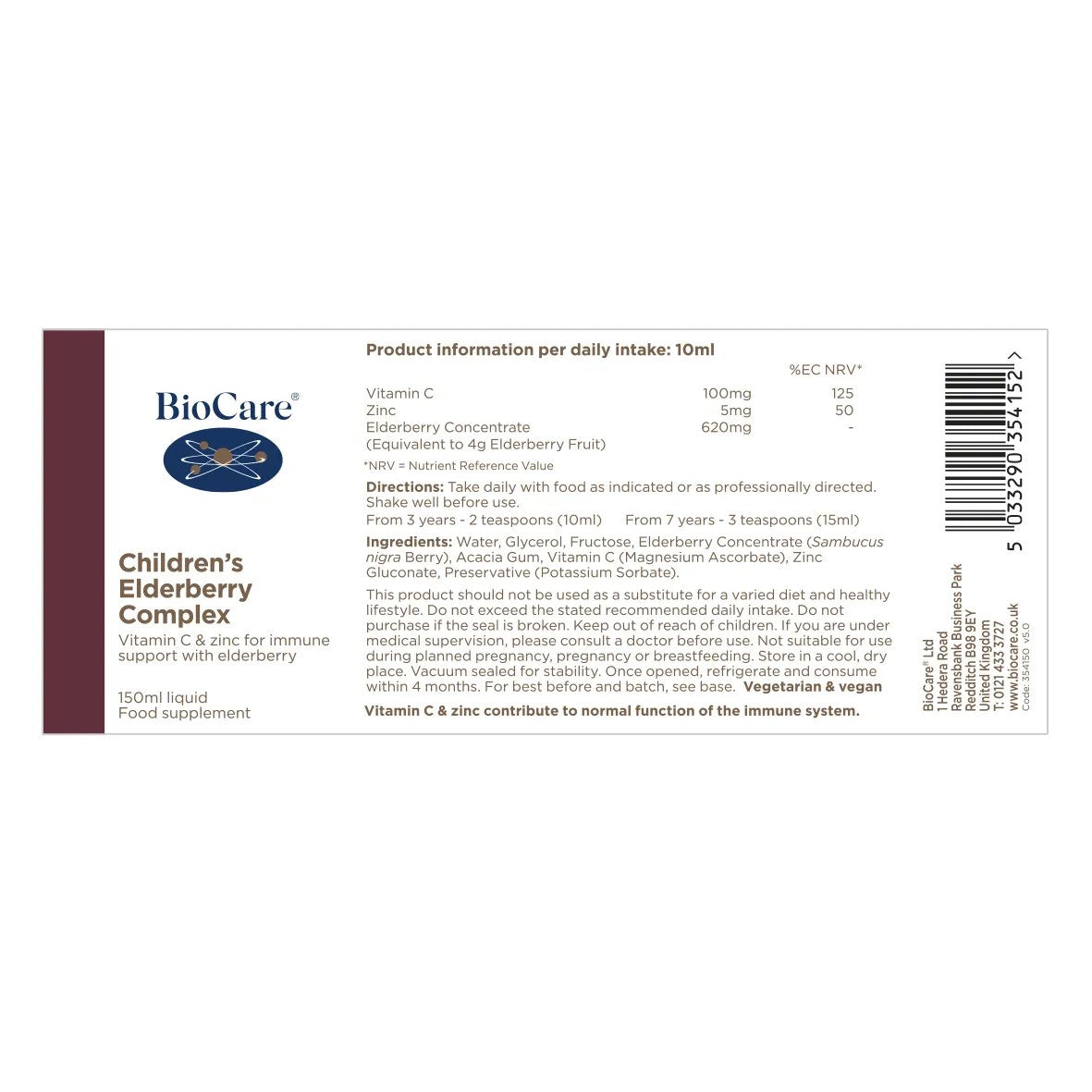 Children’s Elderberry Complex