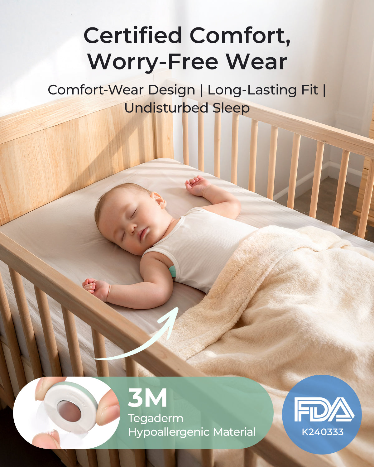 Momcozy Smart Baby Thermometer – Medical-Grade Accuracy & Real-Time App Monitoring