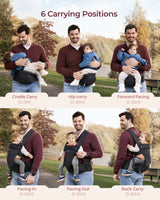 2-In-1 Hip Seat Baby Carrier