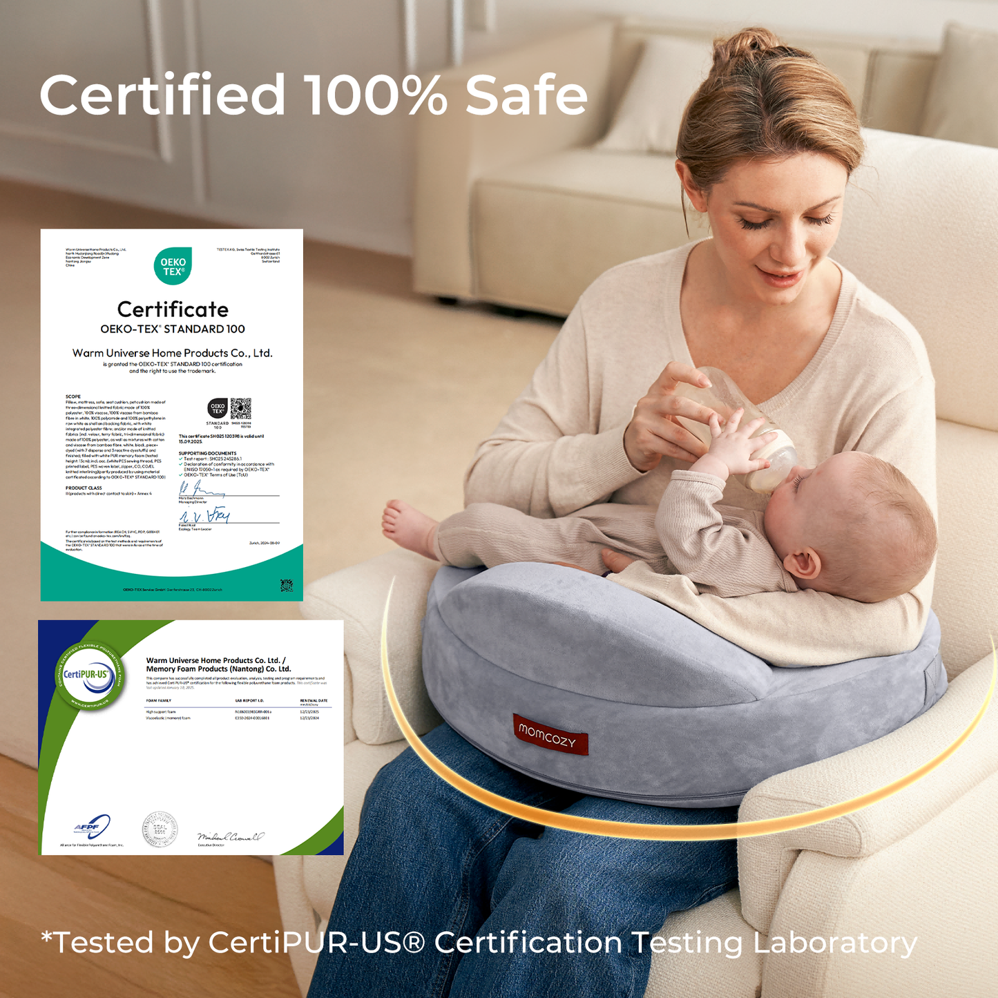 Momcozy MaxSupport Nursing Pillow