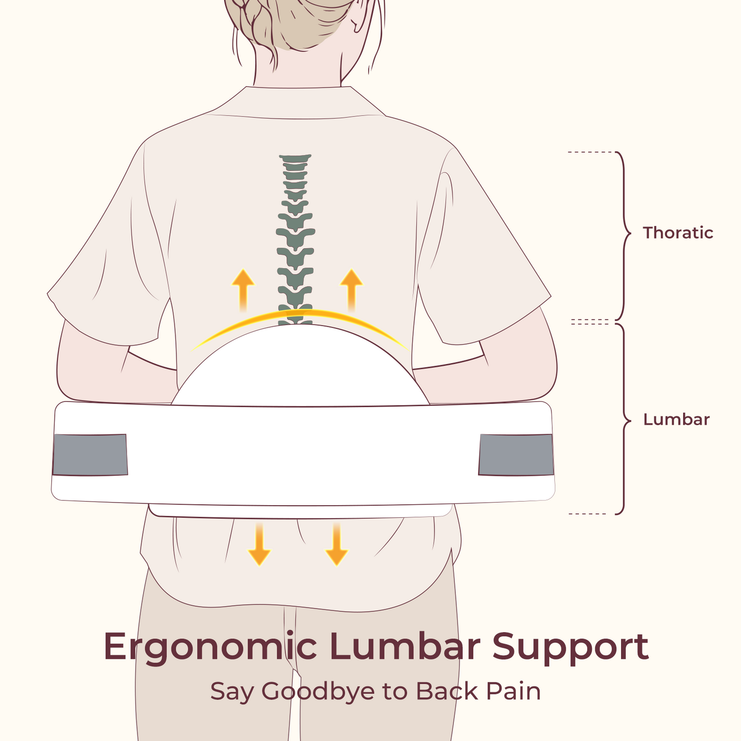 Momcozy Memory Foam Nursing Pillow