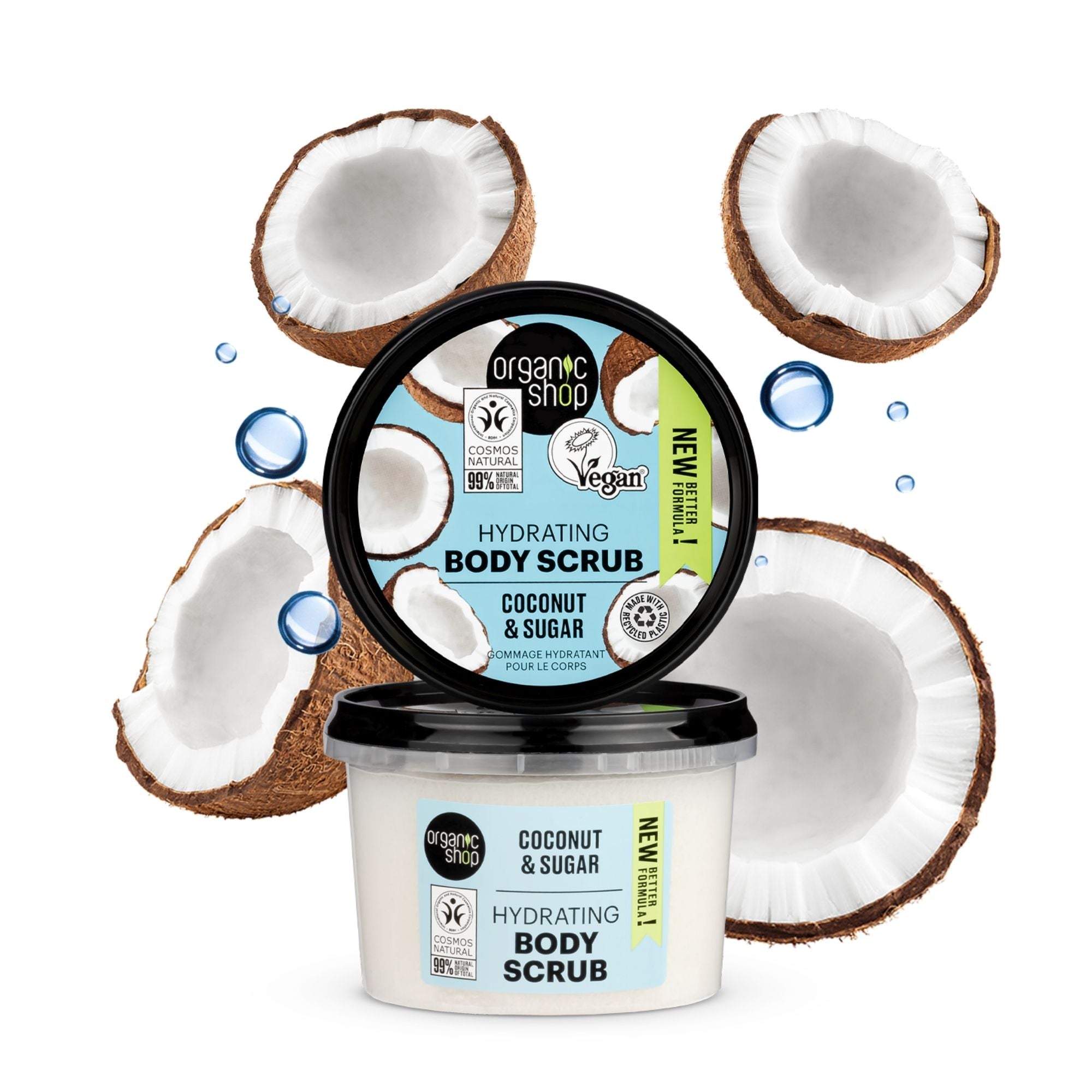 Organic Shop Hydrating Body Scrub Coconut and Sugar (250ml)