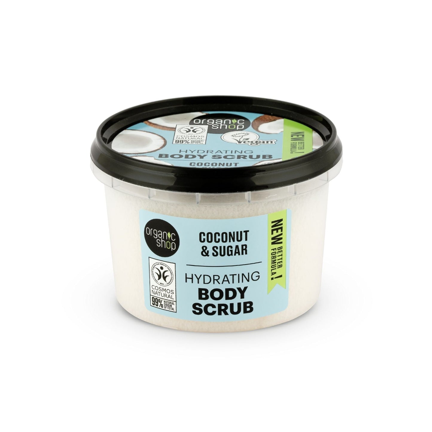 Organic Shop Hydrating Body Scrub Coconut and Sugar (250ml)