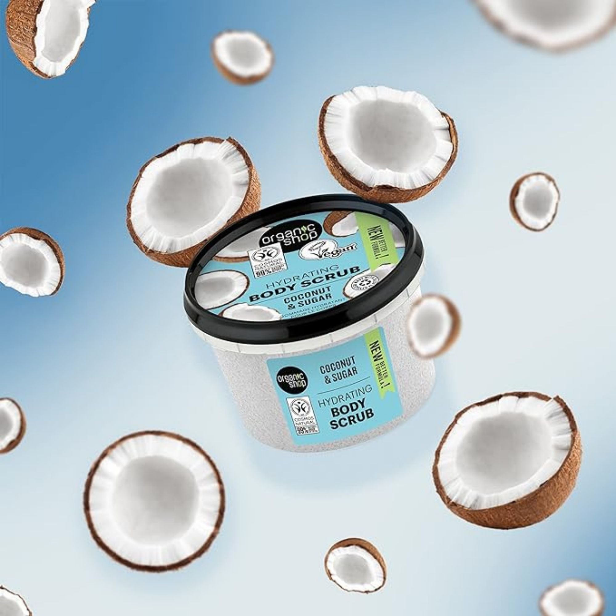 Organic Shop Hydrating Body Scrub Coconut and Sugar (250ml)