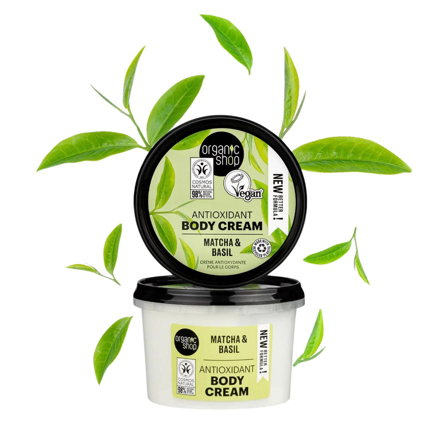 Antioxidant Body Cream Matcha and Basil (250ml)