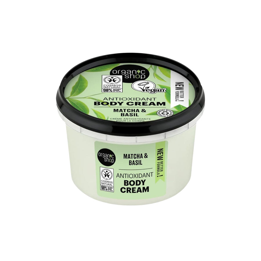 Antioxidant Body Cream Matcha and Basil (250ml)