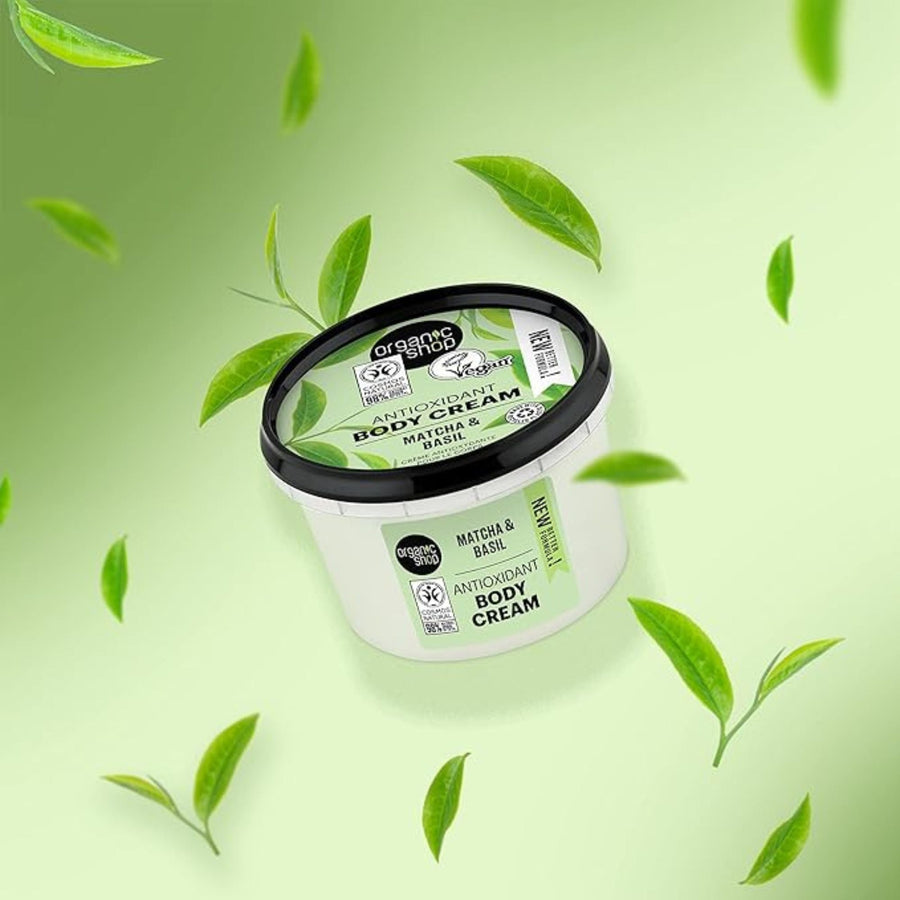 Antioxidant Body Cream Matcha and Basil (250ml)