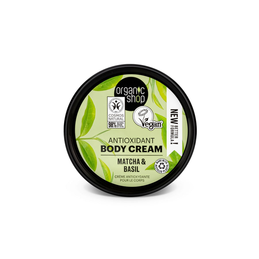 Antioxidant Body Cream Matcha and Basil (250ml)