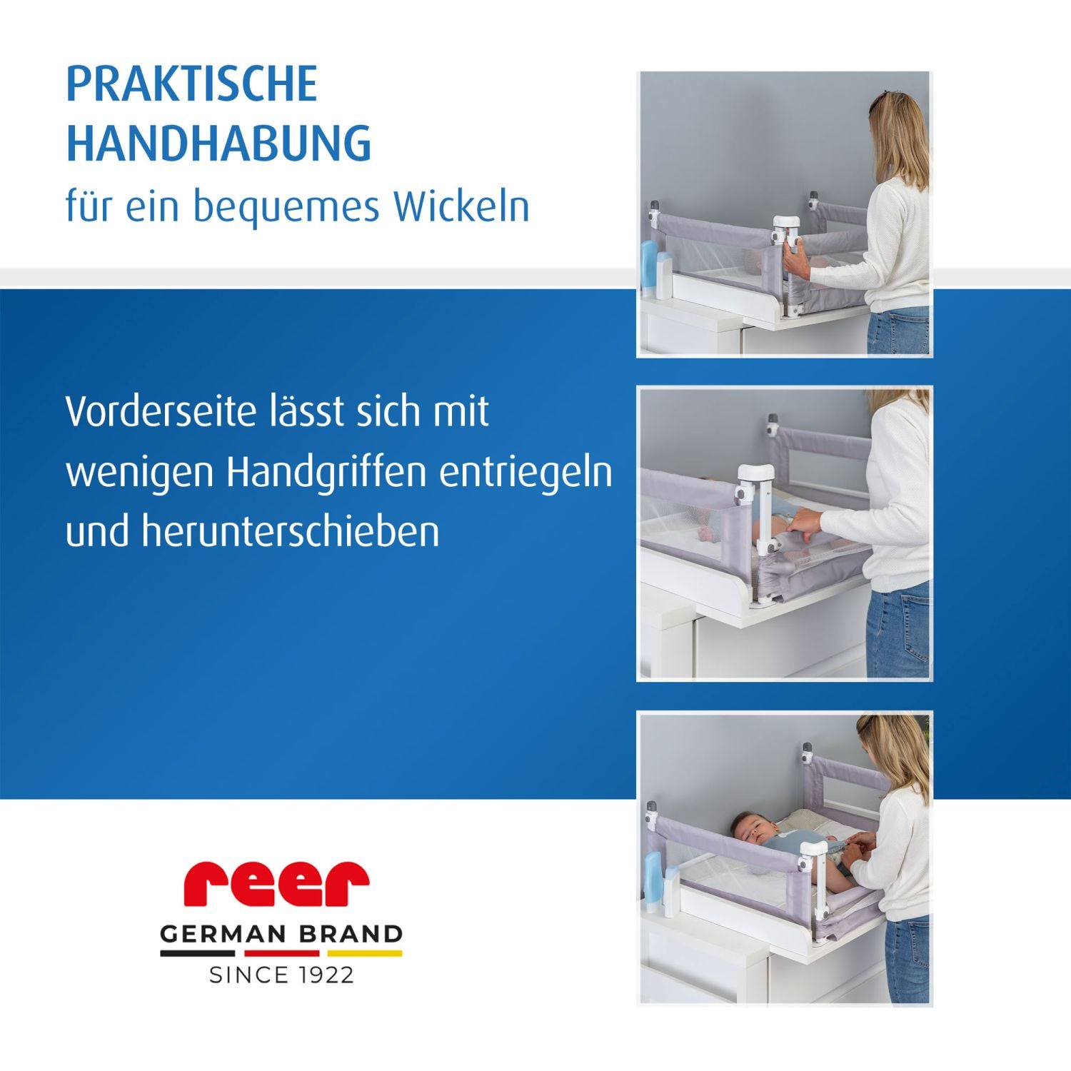 Changing table fall protection